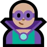 Man Supervillain: Medium-Light Skin Tone Emoji 🦹🏼‍♂️ image - Microsoft Windows 10 Segoe UI Emoji style