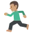 Person Running: Medium Skin Tone