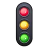 Pionowe światła drogowe Emoji 🚦 image - Samsung style