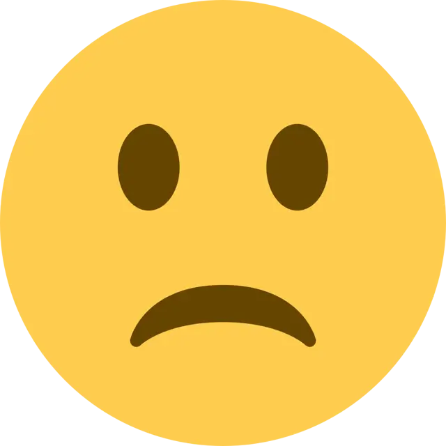 Slightly Frowning Face