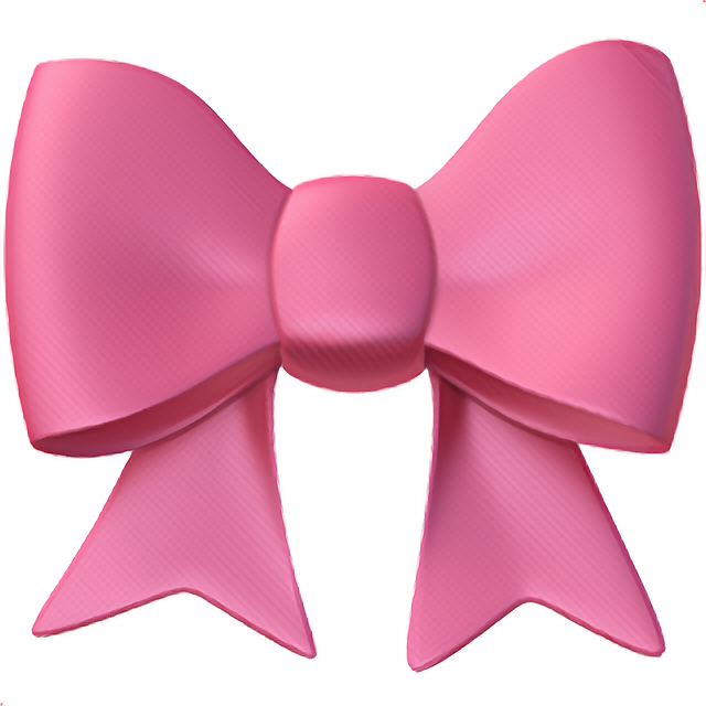 Emoji fiocco civettuolo
