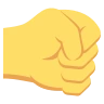 正确的拳头 Emoji 🤜 image - EmojiTwo style