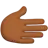 Rightwards Hand: Medium-Dark Skin Tone
