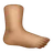 Foot: Medium Skin Tone