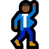 Man Dancing: Medium-Dark Skin Tone Emoji 🕺🏾 image - Microsoft Windows 10 Segoe UI Emoji style