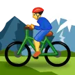 Person Mountain Biking