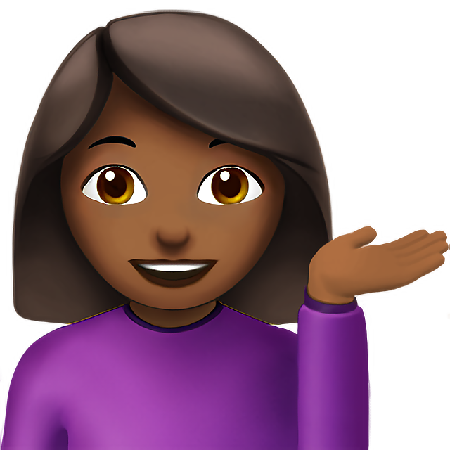 Woman Tipping Hand: Medium-Dark Skin Tone
