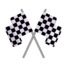Emoji Steagul verificat 🏁 image - Microsoft Classic 2D style