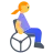 Woman In Manual Wheelchair
