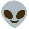 Эмодзи Инопланетянин 👽 image - Google Noto Color Animated style