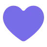 Mor Kalp Emoji 💜 image - Tossface style