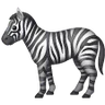 Zebra Yüz Emoji 🦓 image - Samsung style