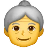 Yaşlı kadın Emoji 👵 image - Samsung style