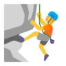 Person, die klettert Emoji 🧗 image - Microsoft Classic 2D style