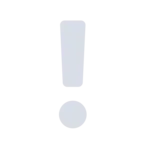 White Exclamation Mark