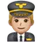 Man Pilot: Medium-Light Skin Tone