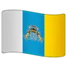 Flag: Canary Islands Emoji 🇮🇨 image - WhatsApp style