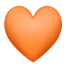 หัวใจสีส้ม Emoji 🧡 image - Huawei Harmony OS style