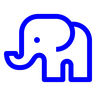 Emoji Elefánt 🐘 image - Docomo style