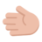 Leftwards Hand: Medium-Light Skin Tone