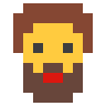 Brodata osoba Emoji 🧔 image - SerenityOS style