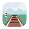 Ferrovia Emoji 🛤 image - Tossface style
