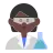 Scientist: Dark Skin Tone