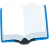 本を開く Emoji 📖 image - Facebook Messenger (2016) style