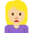 Woman Frowning: Medium-Light Skin Tone