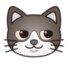 Emoji Cat Face con Wry Smile 😼 image - Emojidex style
