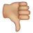 Thumbs Down: Medium-Light Skin Tone