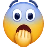Emoji Félelmetes arc 😨 image - Huawei Harmony OS style