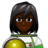 Woman Astronaut: Dark Skin Tone