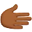 Rightwards Hand: Medium-Dark Skin Tone