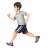 Person Running: Light Skin Tone Emoji 🏃🏻 image - Huawei Harmony OS style