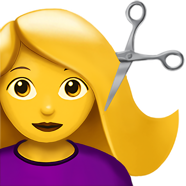 Woman Getting Haircut