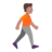 Person Walking Facing Right: Medium Skin Tone