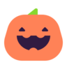 Citrouille-lanterne Emoji 🎃 image - Microsoft Classic 2D style