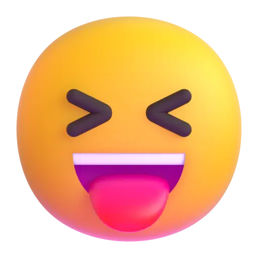 Squinting Face With Tongue