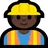 Construction Worker: Dark Skin Tone