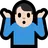Man Shrugging: Light Skin Tone