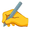 Writing Hand Emoji ✍ image - Google Noto Color Animated style