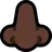 Nose: Dark Skin Tone