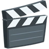 Clapper Board Emoji 🎬 image - Facebook Messenger (2016) style