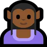 Woman Elf: Medium-Dark Skin Tone Emoji 🧝🏾‍♀️ image - Microsoft Windows 10 Segoe UI Emoji style