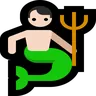 Merman: Light Skin Tone Emoji 🧜🏻‍♂️ image - Microsoft Windows 10 Segoe UI Emoji style