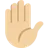 Raised Hand: Medium-Light Skin Tone