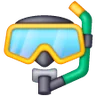Máscara de mergulho Emoji 🤿 image - Samsung style