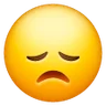 Эмодзи Разочарованное лицо 😞 image - Samsung style