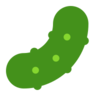 Emoji Uborka 🥒 image - Microsoft Classic 2D style